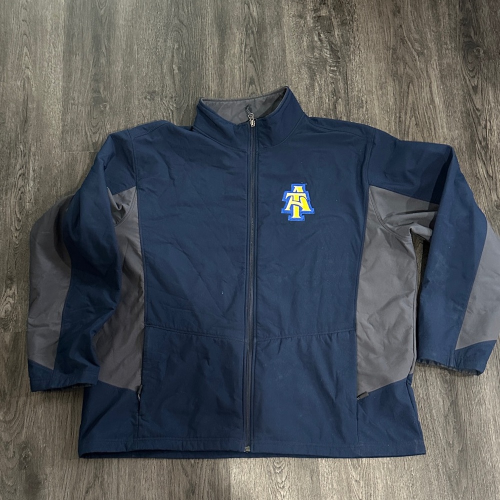 Port Authority Blue and Gray Performance Jacket